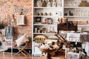 blackboard shop photo shelves