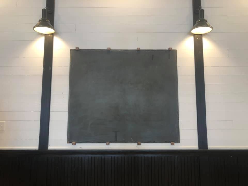 About photo of vintage blackboard