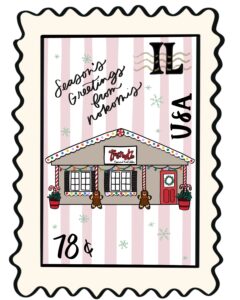 postage stamp artwork