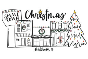 small town custom artwork illustration